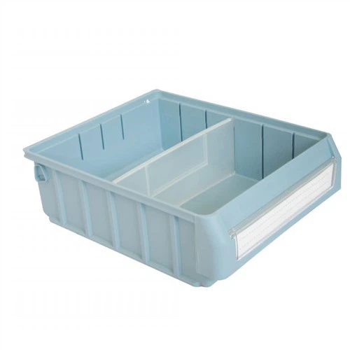 Oppbevaringsbokser i plast med skillevegger